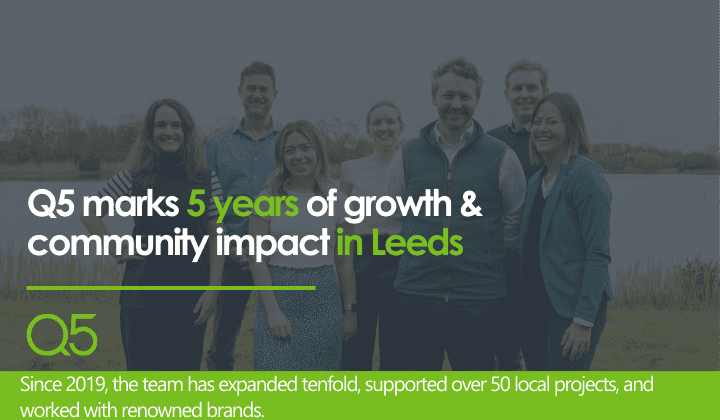 Celebrating 5 years in Leeds