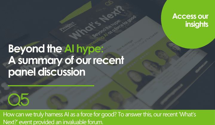 Harnessing AI as a force for good