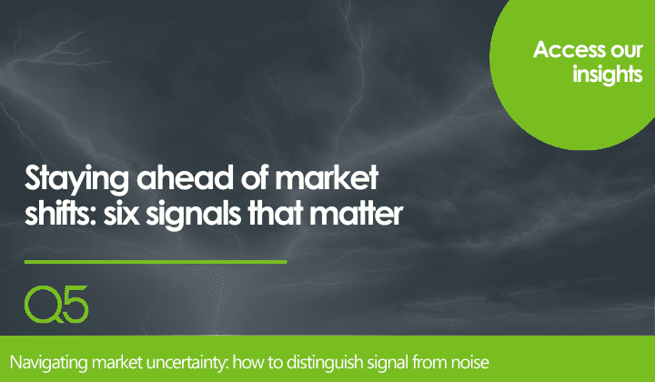 Staying ahead of market shifts: six signals that matter