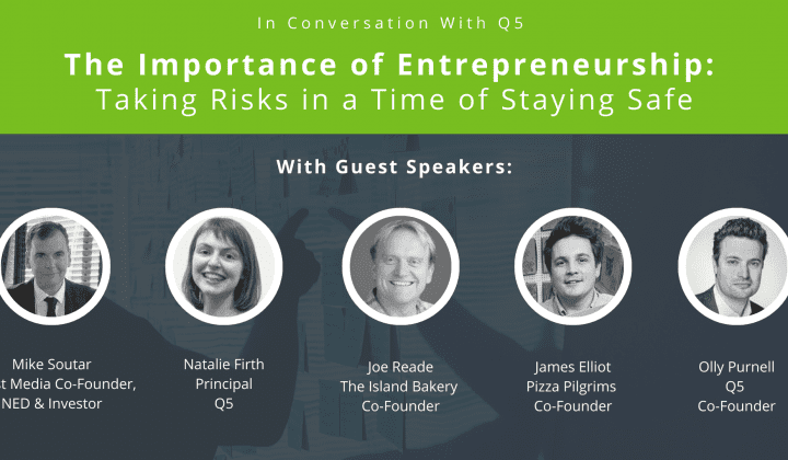 The Importance of Entrepreneurship: Taking Risks in a Time of Staying Safe